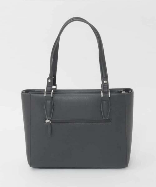 MK MICHEL KLEIN BAG / エムケーミッシェルクランバッグ トートバッグ | [2WAY/A4収納可]合成皮革エンボスビジネストート | 詳細2