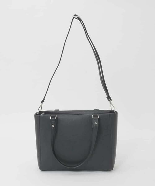 MK MICHEL KLEIN BAG / エムケーミッシェルクランバッグ トートバッグ | [2WAY/A4収納可]合成皮革エンボスビジネストート | 詳細3