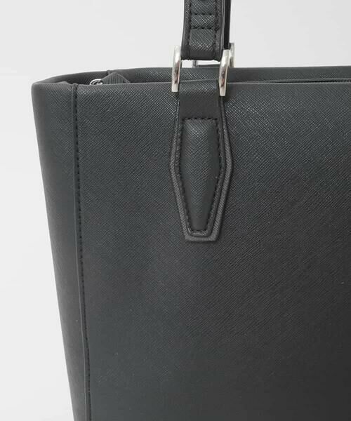 MK MICHEL KLEIN BAG / エムケーミッシェルクランバッグ トートバッグ | [2WAY/A4収納可]合成皮革エンボスビジネストート | 詳細5