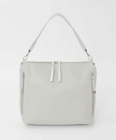 MK MICHEL KLEIN BAG / エムケーミッシェルクランバッグ ショルダーバッグ | [2WAY]合成皮革パンチングワンショルダースクエアバッグ
