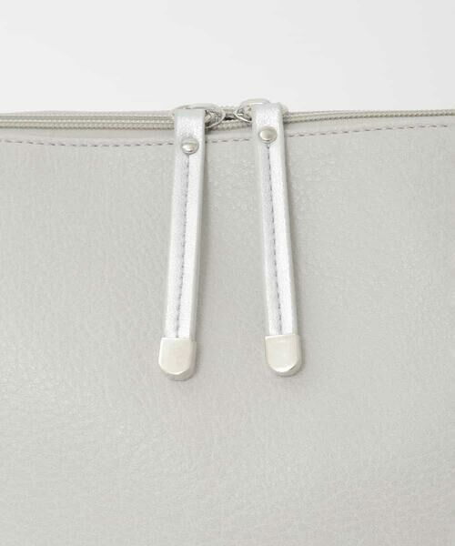MK MICHEL KLEIN BAG / エムケーミッシェルクランバッグ ショルダーバッグ | [2WAY]合成皮革パンチングワンショルダースクエアバッグ | 詳細13