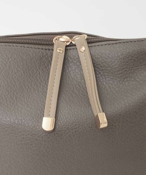 MK MICHEL KLEIN BAG / エムケーミッシェルクランバッグ ショルダーバッグ | [2WAY]合成皮革パンチングワンショルダースクエアバッグ | 詳細4