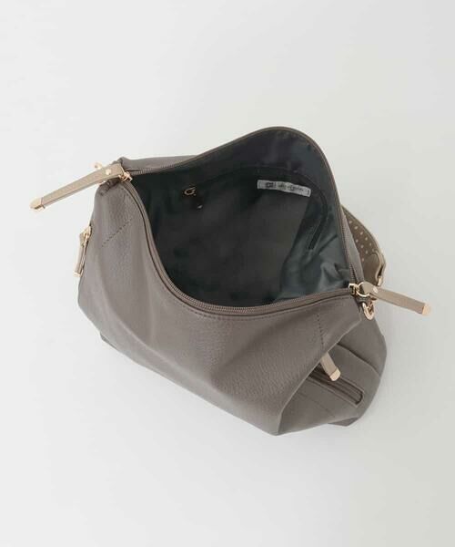 MK MICHEL KLEIN BAG / エムケーミッシェルクランバッグ ショルダーバッグ | [2WAY]合成皮革パンチングワンショルダースクエアバッグ | 詳細8