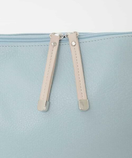 MK MICHEL KLEIN BAG / エムケーミッシェルクランバッグ ショルダーバッグ | [2WAY]合成皮革パンチングワンショルダースクエアバッグ | 詳細9