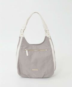 MK MICHEL KLEIN BAG / エムケーミッシェルクランバッグ トートバッグ | [2WAY]異素材ジョイントラウンドナイロントート
