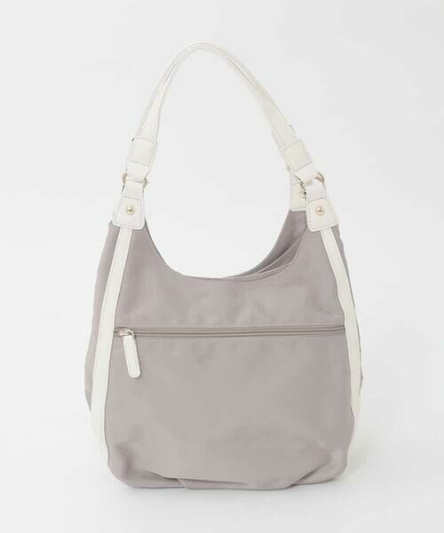 MK MICHEL KLEIN BAG / エムケーミッシェルクランバッグ トートバッグ | [2WAY]異素材ジョイントラウンドナイロントート | 詳細2