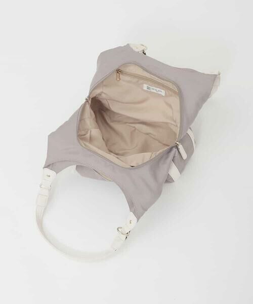 MK MICHEL KLEIN BAG / エムケーミッシェルクランバッグ トートバッグ | [2WAY]異素材ジョイントラウンドナイロントート | 詳細8