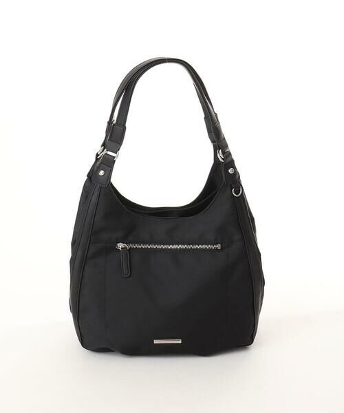 MK MICHEL KLEIN BAG / エムケーミッシェルクランバッグ トートバッグ | [2WAY]異素材ジョイントラウンドナイロントート | 詳細1