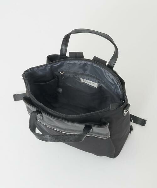 MK MICHEL KLEIN BAG / エムケーミッシェルクランバッグ ショルダーバッグ | [3WAY/撥水]レザーナイロン多機能スクエアバッグ | 詳細17