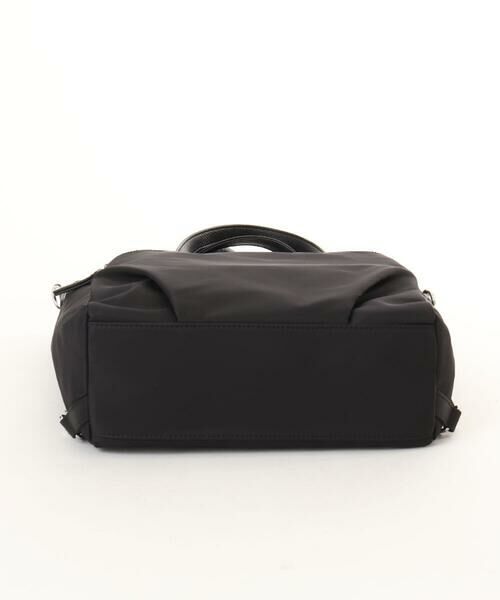 MK MICHEL KLEIN BAG / エムケーミッシェルクランバッグ ショルダーバッグ | [3WAY/撥水]レザーナイロン多機能スクエアバッグ | 詳細9