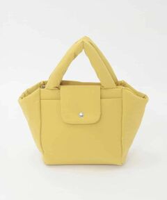 MK MICHEL KLEIN BAG / エムケーミッシェルクランバッグ トートバッグ | [WEB限定/軽量/2WAY]ポケットアクセント台形コンパクトトート
