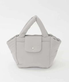 MK MICHEL KLEIN BAG / エムケーミッシェルクランバッグ トートバッグ | [WEB限定/軽量/2WAY]ポケットアクセント台形コンパクトトート