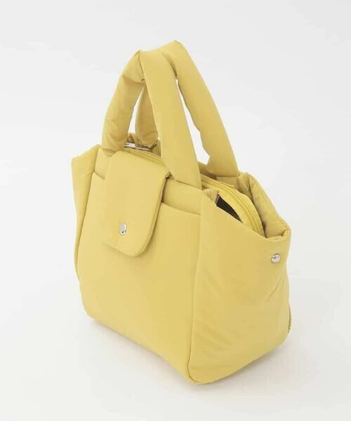 MK MICHEL KLEIN BAG / エムケーミッシェルクランバッグ トートバッグ | [WEB限定/軽量/2WAY]ポケットアクセント台形コンパクトトート | 詳細1