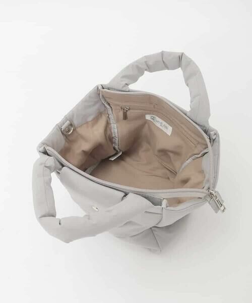 MK MICHEL KLEIN BAG / エムケーミッシェルクランバッグ トートバッグ | [WEB限定/軽量/2WAY]ポケットアクセント台形コンパクトトート | 詳細10