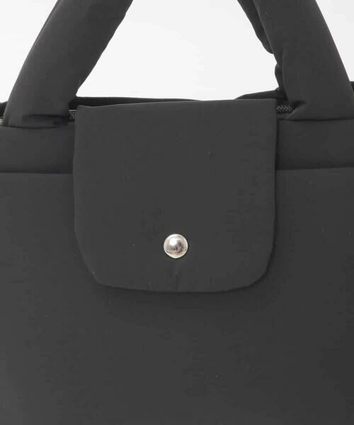 MK MICHEL KLEIN BAG / エムケーミッシェルクランバッグ トートバッグ | [WEB限定/軽量/2WAY]ポケットアクセント台形コンパクトトート | 詳細11