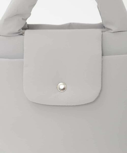MK MICHEL KLEIN BAG / エムケーミッシェルクランバッグ トートバッグ | [WEB限定/軽量/2WAY]ポケットアクセント台形コンパクトトート | 詳細9
