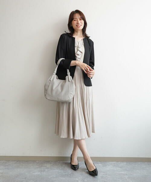 MK MICHEL KLEIN BAG / エムケーミッシェルクランバッグ トートバッグ | [2WAY/500g以下の軽量]ベルトデザインパンチングトート | 詳細24