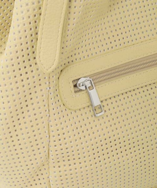 MK MICHEL KLEIN BAG / エムケーミッシェルクランバッグ トートバッグ | [2WAY/500g以下の軽量]ベルトデザインパンチングトート | 詳細6