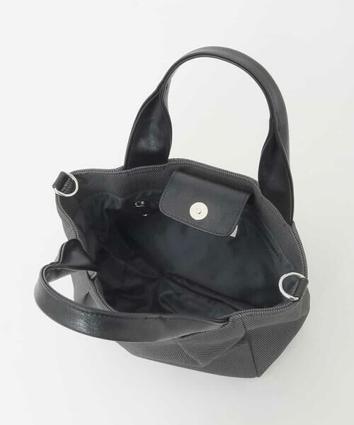 MK MICHEL KLEIN BAG / エムケーミッシェルクランバッグ トートバッグ | [2WAY/軽量]コンパクトオープンスクエアバッグ | 詳細8