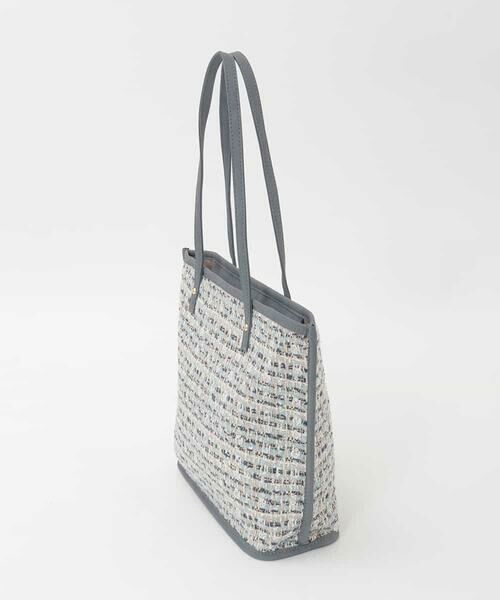 MK MICHEL KLEIN BAG / エムケーミッシェルクランバッグ トートバッグ | [軽量/A4収納可]ツイードデザイントートバッグ | 詳細1