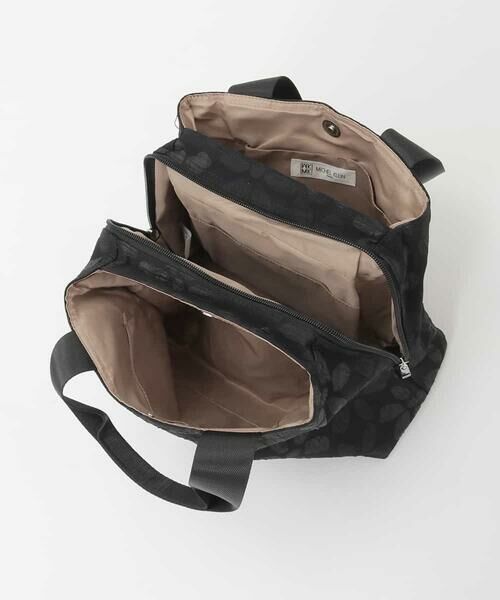 MK MICHEL KLEIN BAG / エムケーミッシェルクランバッグ トートバッグ | [300g以下の軽量]フラワーモチーフコンパクトスクエアバッグ | 詳細12