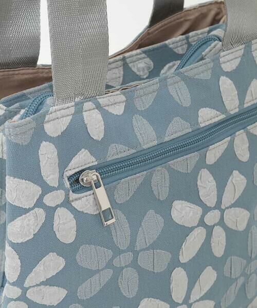MK MICHEL KLEIN BAG / エムケーミッシェルクランバッグ トートバッグ | [300g以下の軽量]フラワーモチーフコンパクトスクエアバッグ | 詳細5