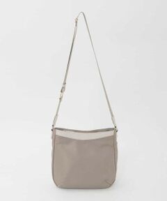MK MICHEL KLEIN BAG / エムケーミッシェルクランバッグ ショルダーバッグ | [撥水/軽量]ラウンドデザインレザーナイロンショルダー