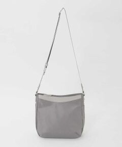 MK MICHEL KLEIN BAG / エムケーミッシェルクランバッグ ショルダーバッグ | [撥水/軽量]ラウンドデザインレザーナイロンショルダー