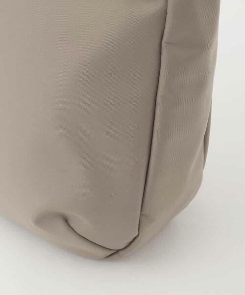MK MICHEL KLEIN BAG / エムケーミッシェルクランバッグ ショルダーバッグ | [撥水/軽量]ラウンドデザインレザーナイロンショルダー | 詳細5