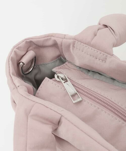 MK MICHEL KLEIN BAG / エムケーミッシェルクランバッグ トートバッグ | [2WAY/軽量]デザインコンパクトナイロンバッグ | 詳細4