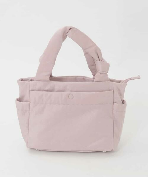 MK MICHEL KLEIN BAG / エムケーミッシェルクランバッグ トートバッグ | [2WAY/軽量]デザインコンパクトナイロンバッグ（ピンク）