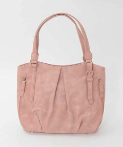 MK MICHEL KLEIN BAG / エムケーミッシェルクランバッグ トートバッグ | [2WAY]サイドファスナータックデザイントートバッグ