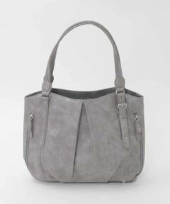 MK MICHEL KLEIN BAG / エムケーミッシェルクランバッグ トートバッグ | [2WAY]サイドファスナータックデザイントートバッグ