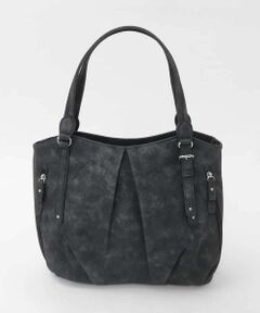 MK MICHEL KLEIN BAG / エムケーミッシェルクランバッグ トートバッグ | [2WAY]サイドファスナータックデザイントートバッグ