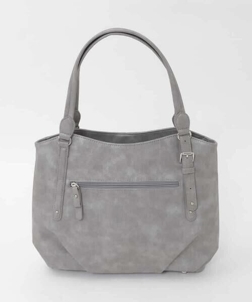 MK MICHEL KLEIN BAG / エムケーミッシェルクランバッグ トートバッグ | [2WAY]サイドファスナータックデザイントートバッグ | 詳細2