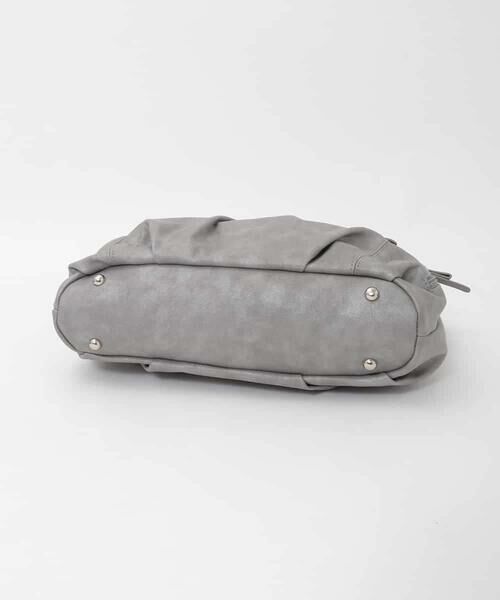 MK MICHEL KLEIN BAG / エムケーミッシェルクランバッグ トートバッグ | [2WAY]サイドファスナータックデザイントートバッグ | 詳細8