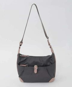 MK MICHEL KLEIN BAG / エムケーミッシェルクランバッグ ショルダーバッグ | 【撥水/軽量】レザーポイントナイロンショルダーバッグ