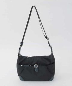 MK MICHEL KLEIN BAG / エムケーミッシェルクランバッグ ショルダーバッグ | 【撥水/軽量】レザーポイントナイロンショルダーバッグ
