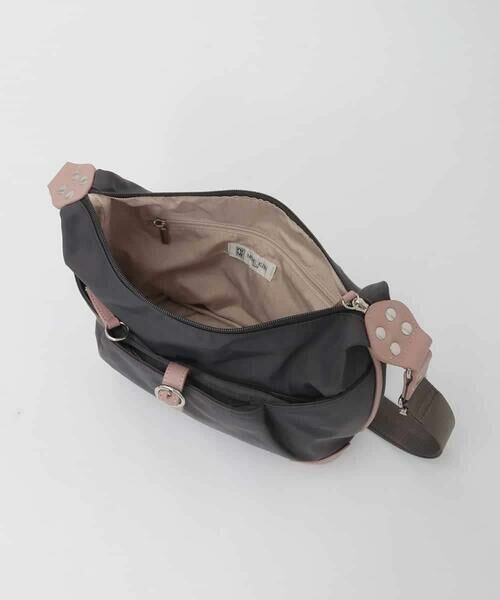 MK MICHEL KLEIN BAG / エムケーミッシェルクランバッグ ショルダーバッグ | 【撥水/軽量】レザーポイントナイロンショルダーバッグ | 詳細11