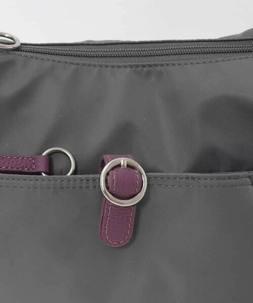 MK MICHEL KLEIN BAG / エムケーミッシェルクランバッグ ショルダーバッグ | 【撥水/軽量】レザーポイントナイロンショルダーバッグ | 詳細12