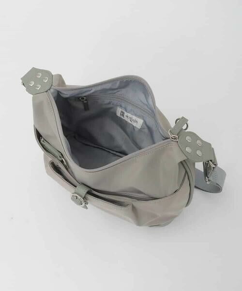 MK MICHEL KLEIN BAG / エムケーミッシェルクランバッグ ショルダーバッグ | 【撥水/軽量】レザーポイントナイロンショルダーバッグ | 詳細9