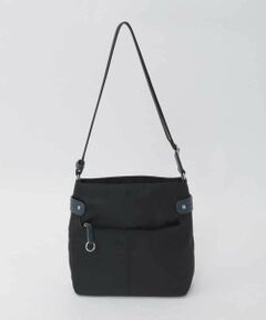 MK MICHEL KLEIN BAG / エムケーミッシェルクランバッグ ショルダーバッグ | 【撥水/軽量】アクセントレザースクエアショルダーバッグ