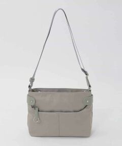 MK MICHEL KLEIN BAG / エムケーミッシェルクランバッグ ショルダーバッグ | 【撥水/軽量】アクセントレザーコンパクトショルダーバッグ