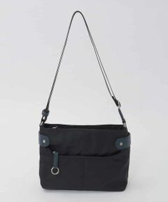 MK MICHEL KLEIN BAG / エムケーミッシェルクランバッグ ショルダーバッグ | 【撥水/軽量】アクセントレザーコンパクトショルダーバッグ