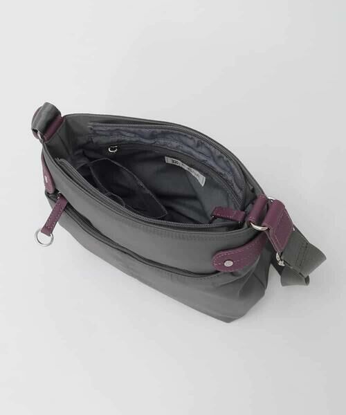 MK MICHEL KLEIN BAG / エムケーミッシェルクランバッグ ショルダーバッグ | 【撥水/軽量】アクセントレザーコンパクトショルダーバッグ | 詳細12