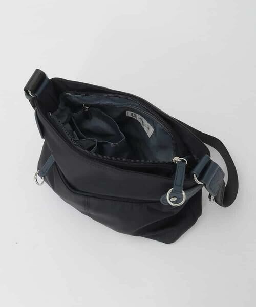MK MICHEL KLEIN BAG / エムケーミッシェルクランバッグ ショルダーバッグ | 【撥水/軽量】アクセントレザーコンパクトショルダーバッグ | 詳細14