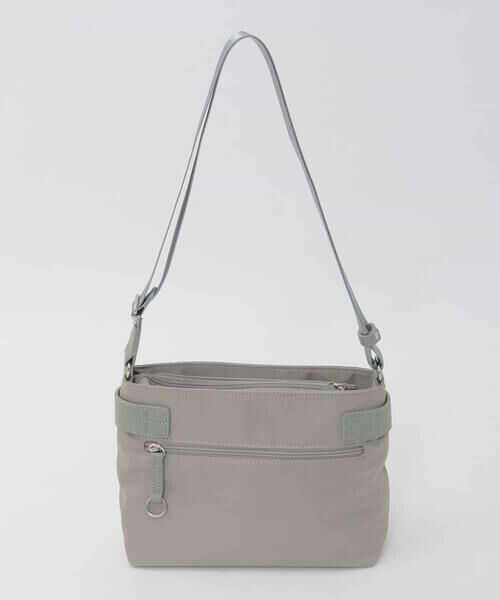 MK MICHEL KLEIN BAG / エムケーミッシェルクランバッグ ショルダーバッグ | 【撥水/軽量】アクセントレザーコンパクトショルダーバッグ | 詳細2