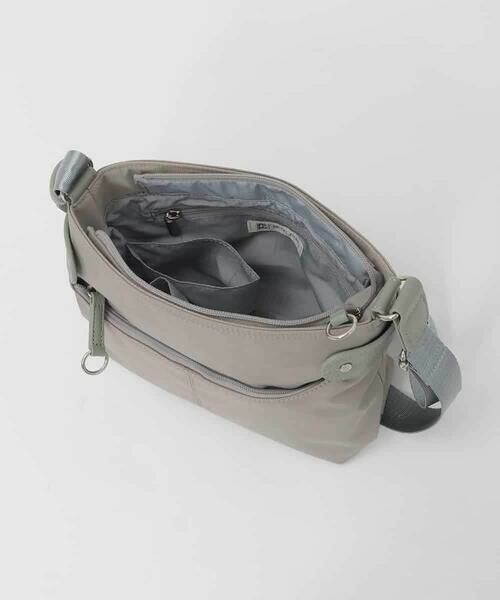 MK MICHEL KLEIN BAG / エムケーミッシェルクランバッグ ショルダーバッグ | 【撥水/軽量】アクセントレザーコンパクトショルダーバッグ | 詳細8