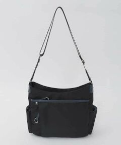 MK MICHEL KLEIN BAG / エムケーミッシェルクランバッグ ショルダーバッグ | 【撥水】アクセントレザーショルダーバッグ