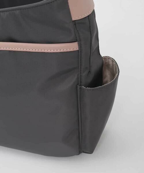 MK MICHEL KLEIN BAG / エムケーミッシェルクランバッグ ショルダーバッグ | 【撥水】アクセントレザーショルダーバッグ | 詳細12